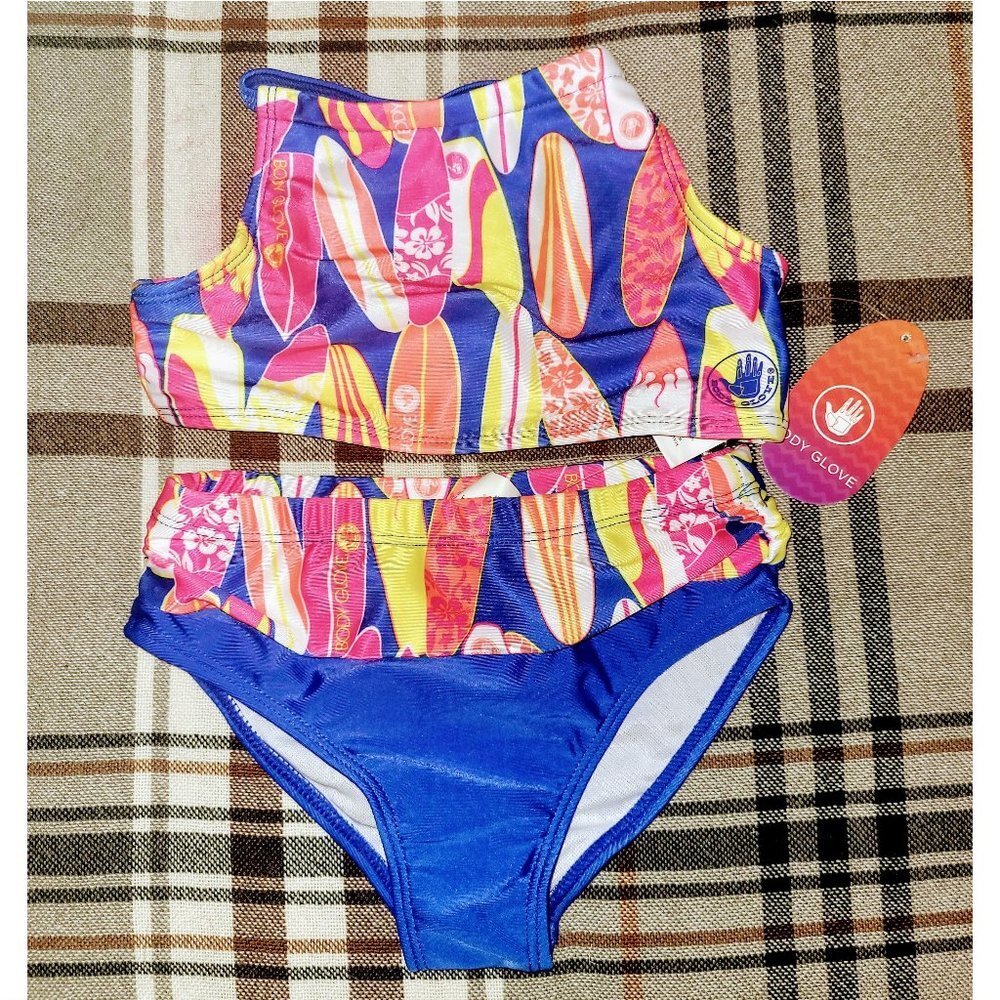Girl Swim Suit Two Piece Swimwear Bathing Wear for Kids
